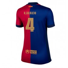 Barcelona Ronald Araujo #4 Hjemmedrakt Kvinner 2024-25 Kortermet